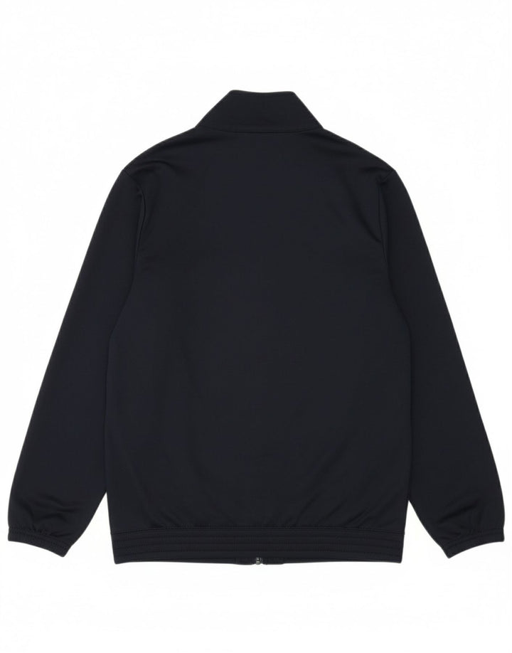 CHAMPION Boys Graphic Tracksuit Top Jacket 11-12 Years Large Navy Blue