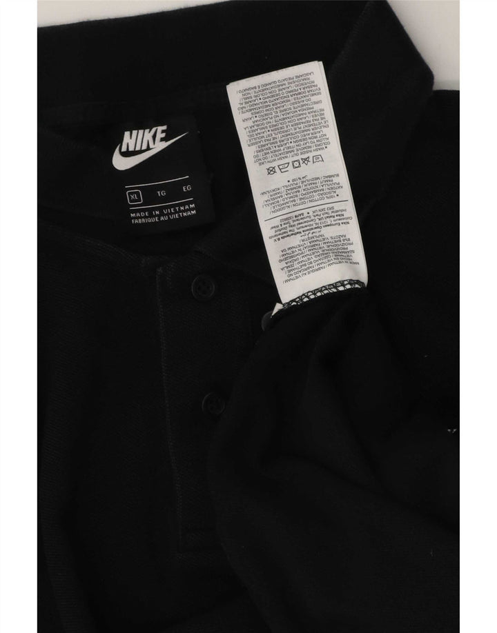 Nike Mens Polo Shirt XL Black Cotton