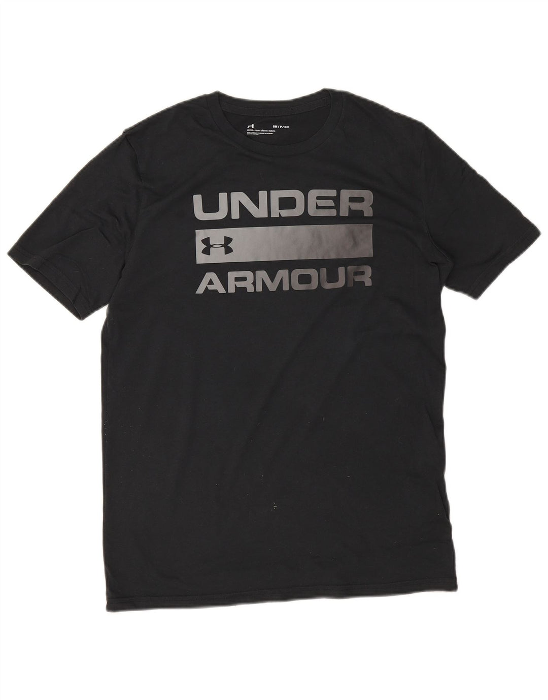 Under Armour Mens Graphic T-Shirt Top Small Black Cotton