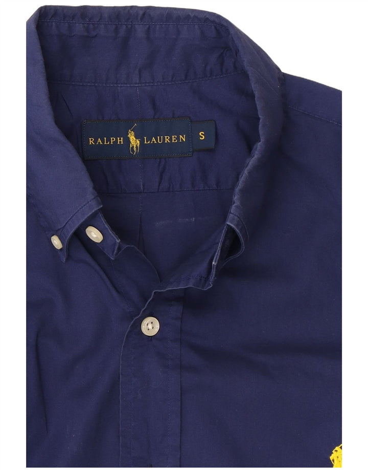 Ralph Lauren Mens Shirt Small Navy Blue