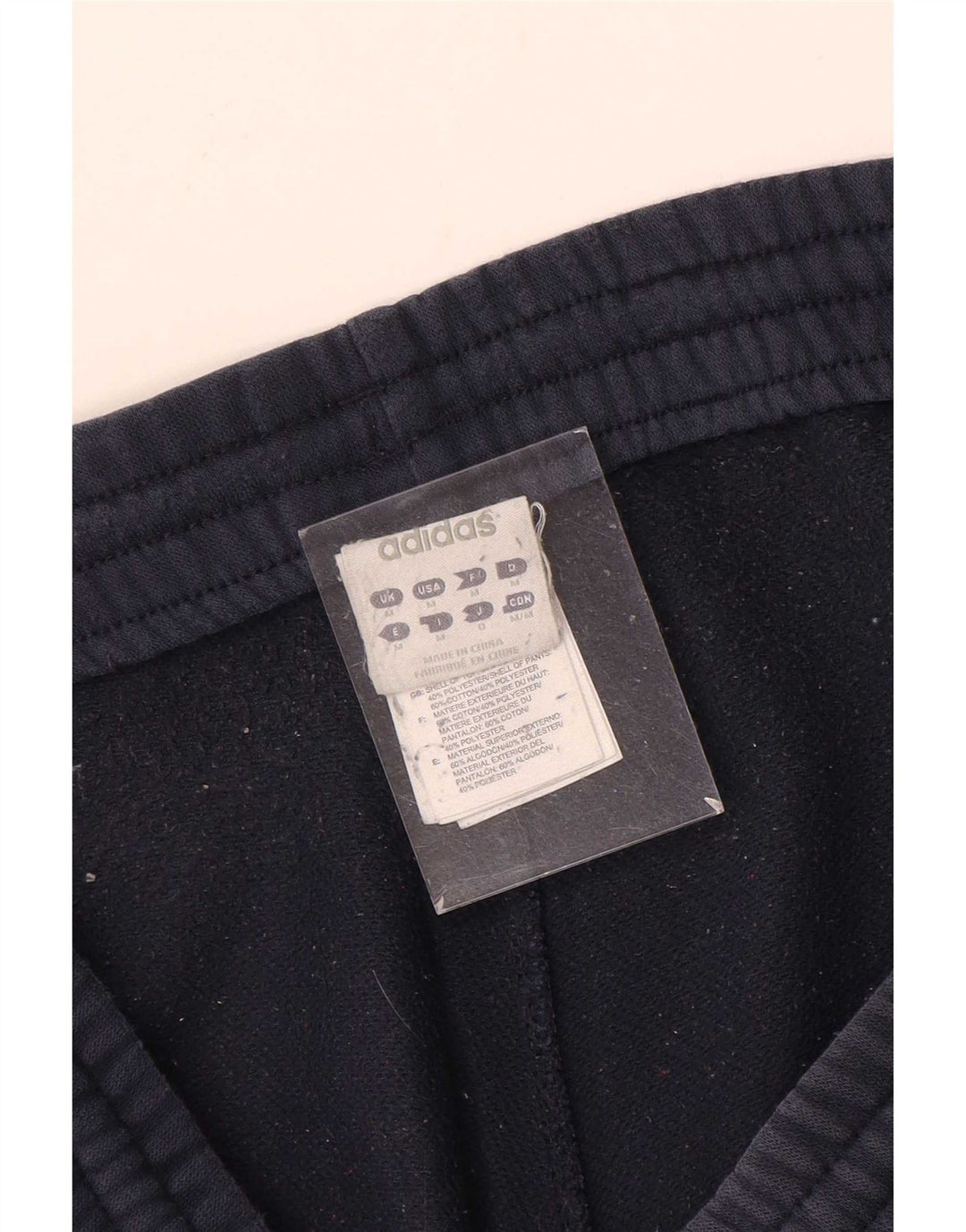 Adidas Mens Climalite Tracksuit Trousers Joggers Medium Navy Blue Cotton