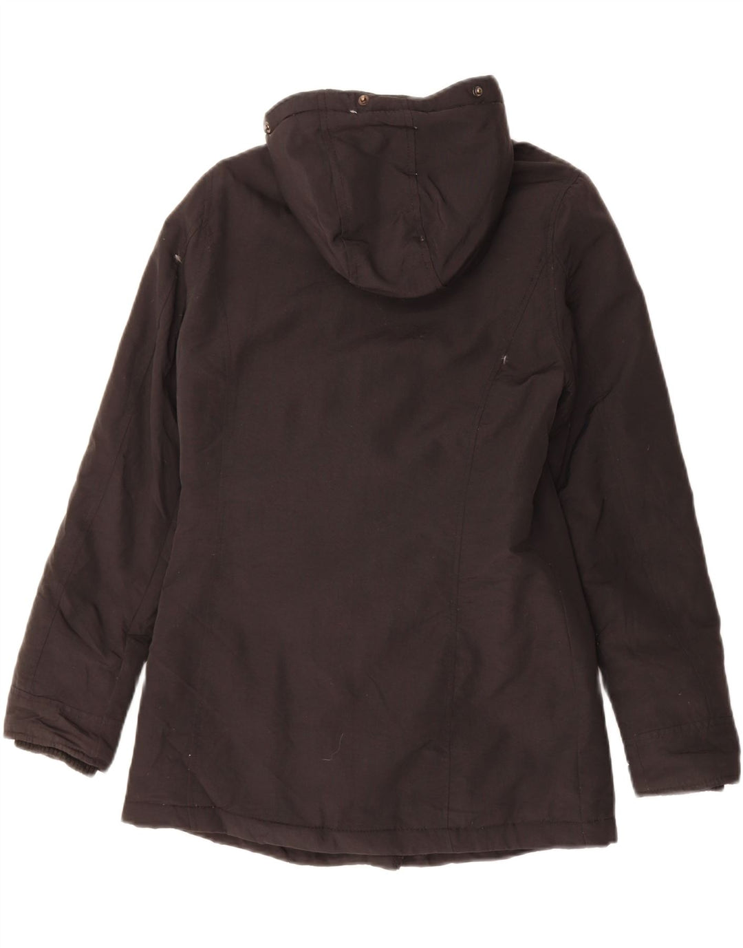 RIFLE Womens Hooded Padded Jacket UK 6 XS Black Polyamide Vintage Rifle and Second-Hand Rifle from Messina Hembry 