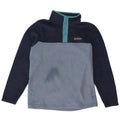 Columbia Mens Zip Neck Jumper Sweater Medium Navy Blue Colourblock