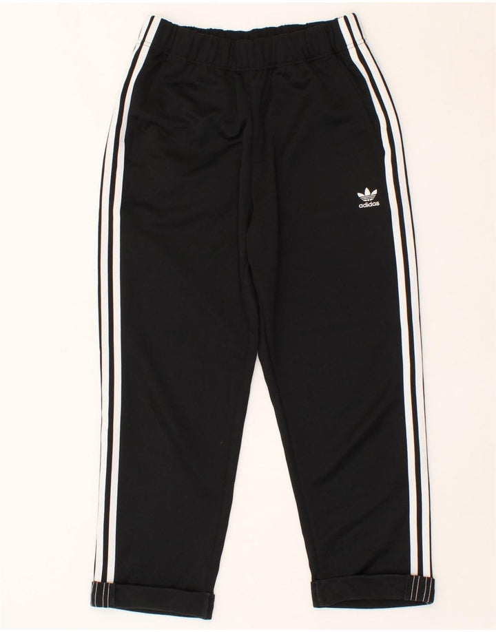 ADIDAS Womens Tracksuit Trousers UK 10 Small Black Vintage Adidas and Second-Hand Adidas from Messina Hembry 