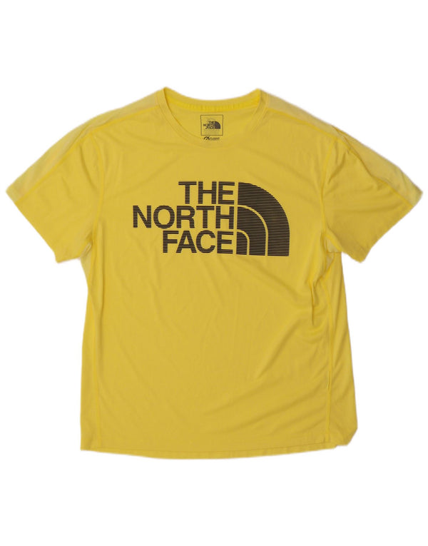 The North Face Mens Graphic T-Shirt Top Medium Yellow