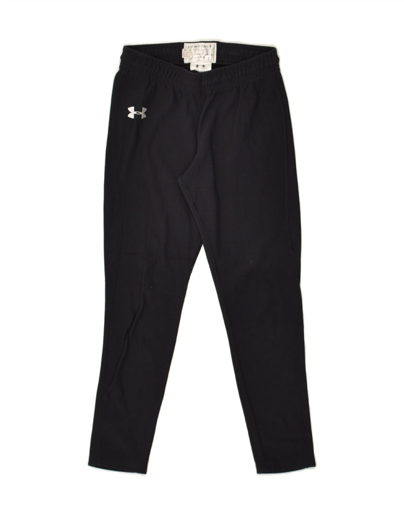 UNDER ARMOUR Girls Leggings 9-10 Years Medium Black Nylon | Vintage Under Armour | Thrift | Second-Hand Under Armour | Used Clothing | Messina Hembry 