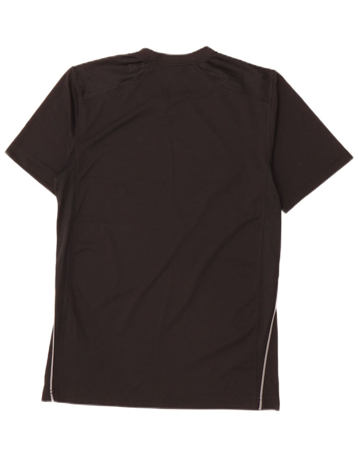 NIKE Mens Dri Fit T-Shirt Top Small Black Polyester