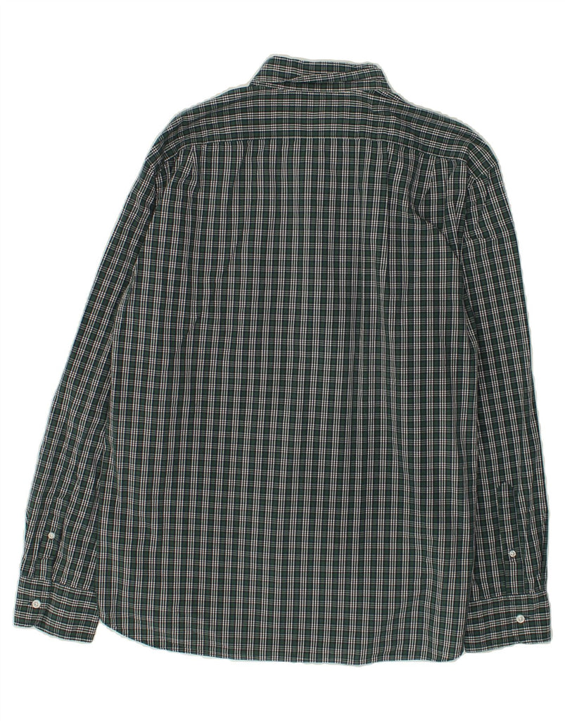 J. CREW Mens Slim Shirt XL Green Check Cotton | Vintage J. Crew | Thrift | Second-Hand J. Crew | Used Clothing | Messina Hembry 