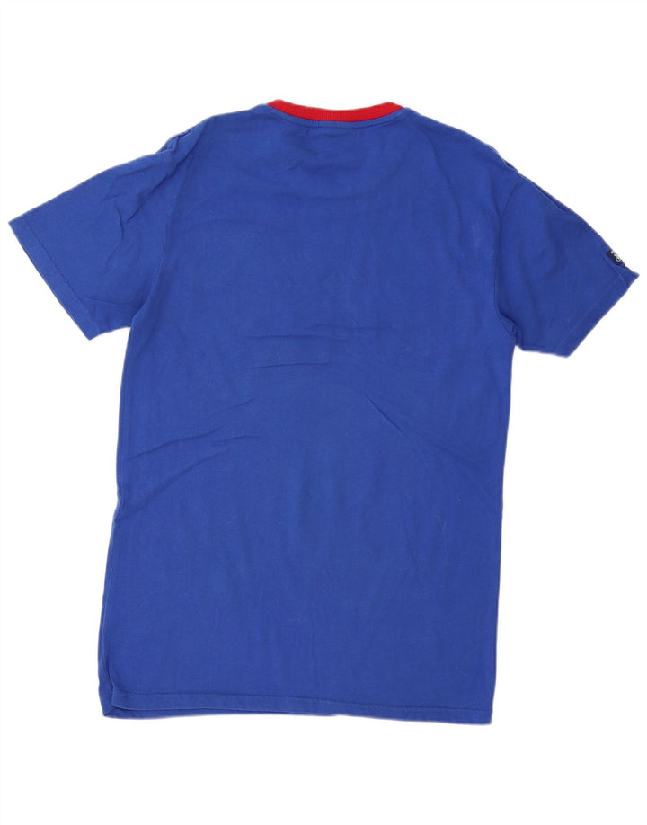 Superdry Mens Graphic T-Shirt Top Small Blue Cotton