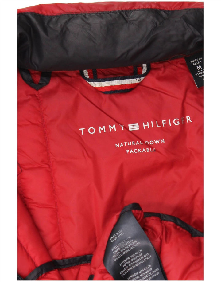 Tommy Hilfiger Mens Padded Jacket UK 38 Medium Navy Blue Colourblock