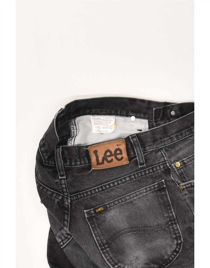 LEE Mens Straight Jeans W31 L28 Grey Cotton | Vintage Lee | Thrift | Second-Hand Lee | Used Clothing | Messina Hembry 