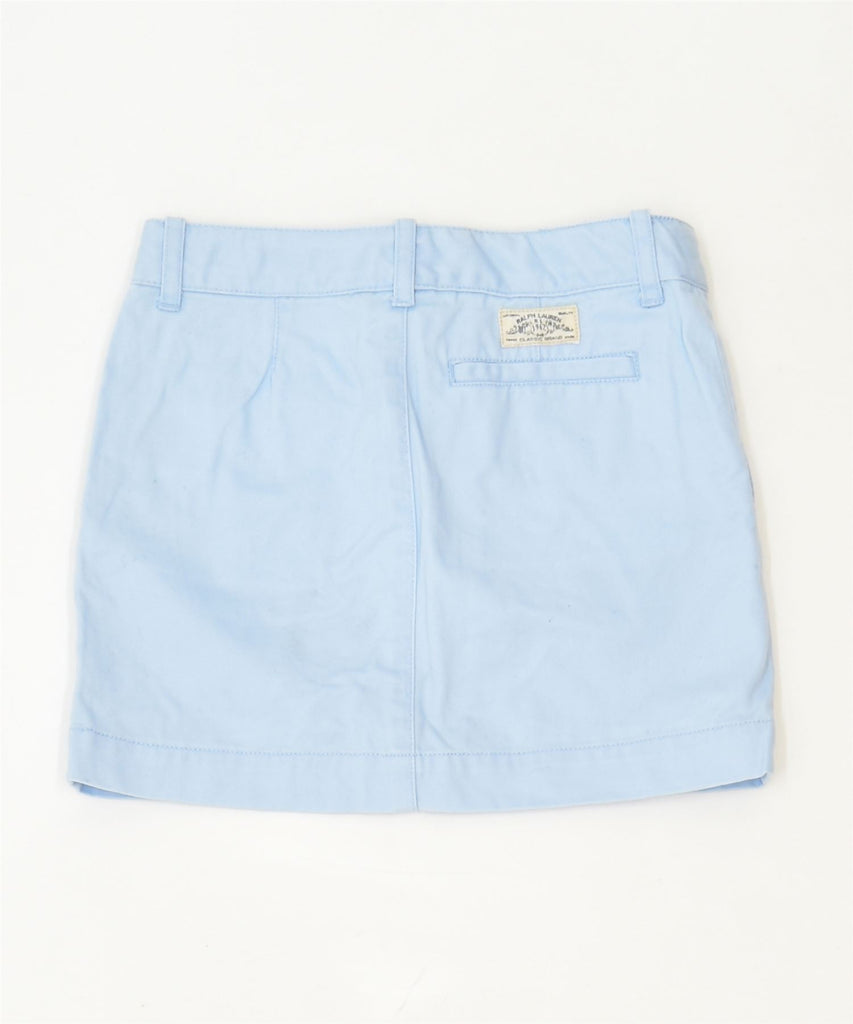 RALPH LAUREN Girls Mini Skirt 5-6 Years W22 Blue Cotton Classic | Vintage | Thrift | Second-Hand | Used Clothing | Messina Hembry 