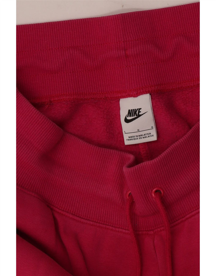 NIKE Womens Tracksuit Trousers Joggers UK 14 Large  Pink