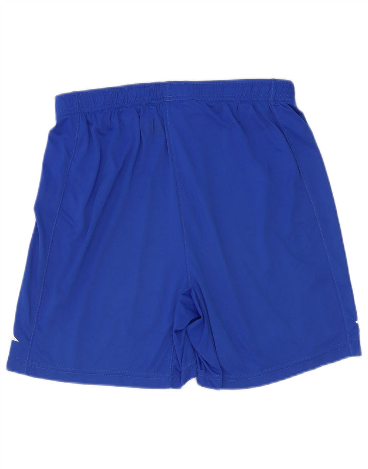 Kappa Mens Graphic Sport Shorts Medium Blue Polyester