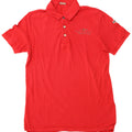 NAPAPIJRI Mens Polo Shirt Large Red Cotton