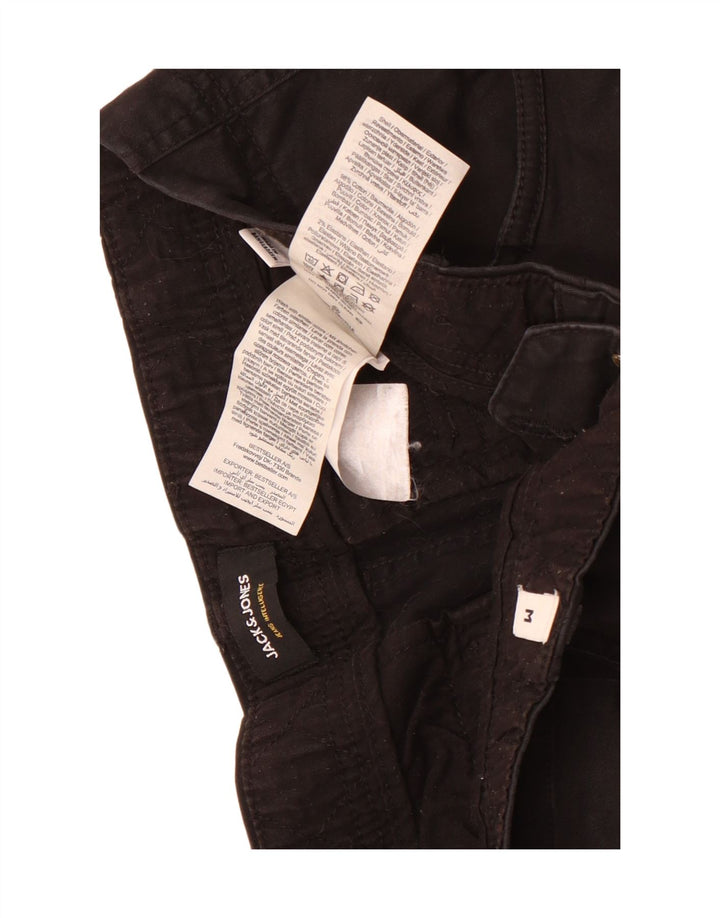 Jack & Jones Mens Cargo Shorts Medium W32  Black Cotton