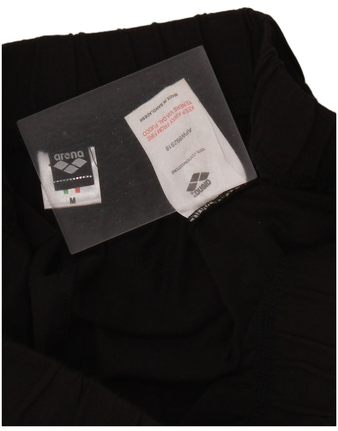 Arena Womens Sport Shorts UK 14 Medium  Black Cotton