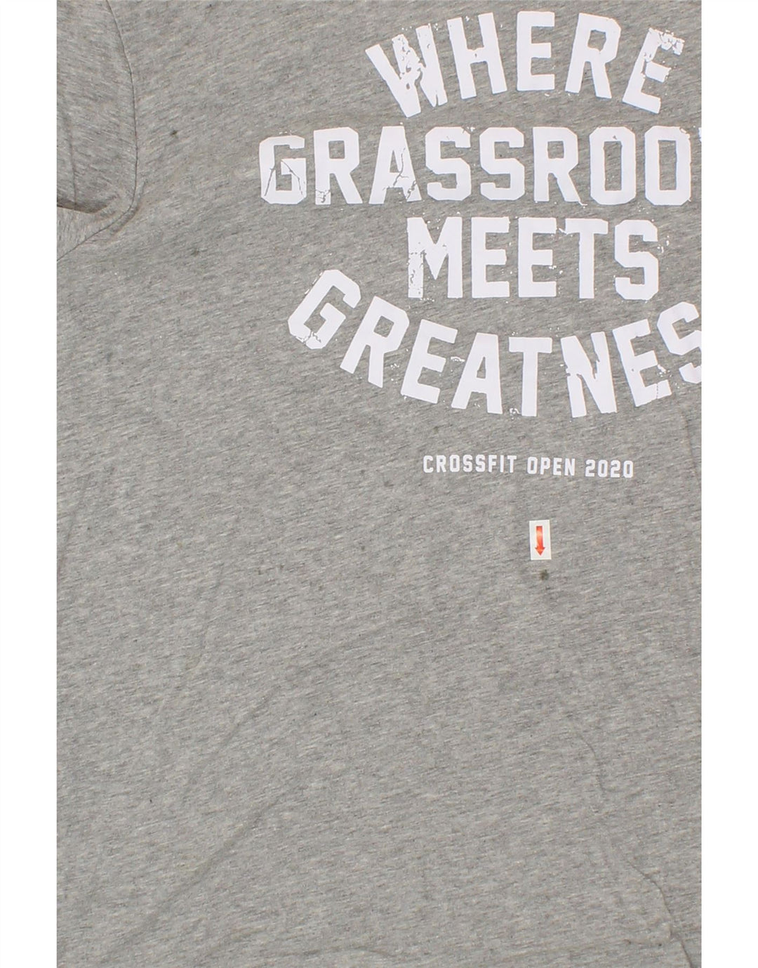 REEBOK Mens Graphic T-Shirt Top Large Grey Cotton Vintage Reebok and Second-Hand Reebok from Messina Hembry 