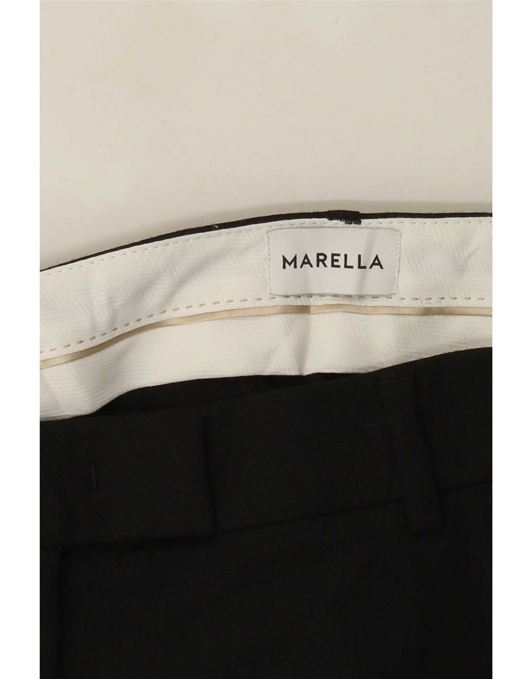 Marella Womens Straight Suit Trousers W30 L27 Black