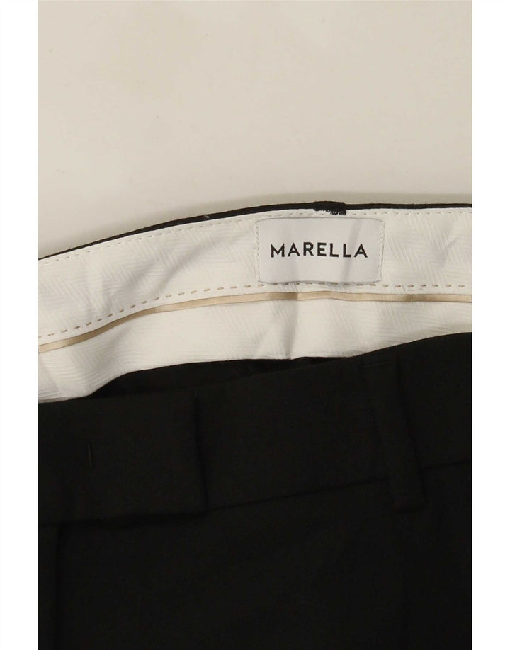 Marella Womens Straight Suit Trousers W30 L27 Black