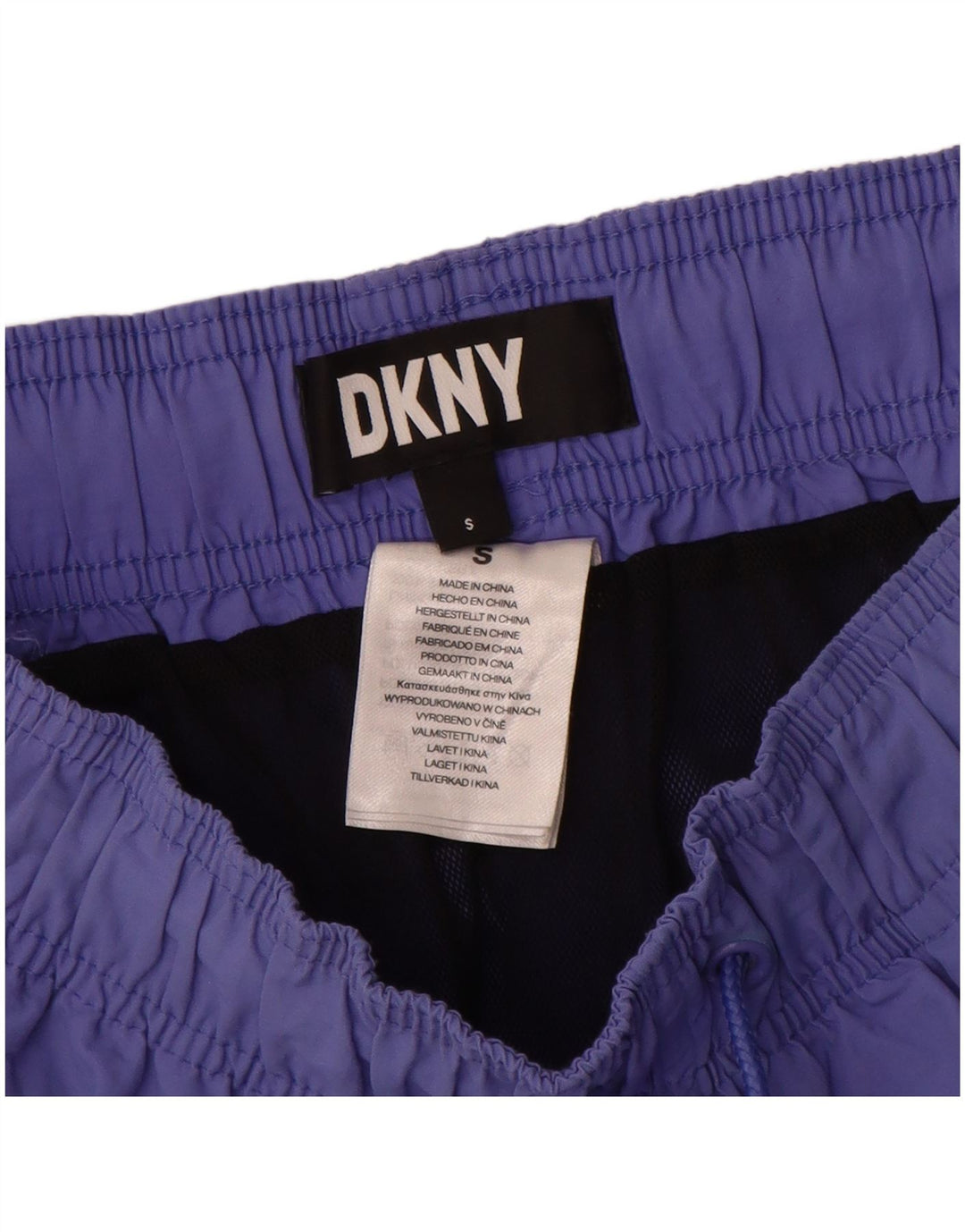 Dkny Boys Swimming Shorts 11-12 Years Small Purple Polyamide