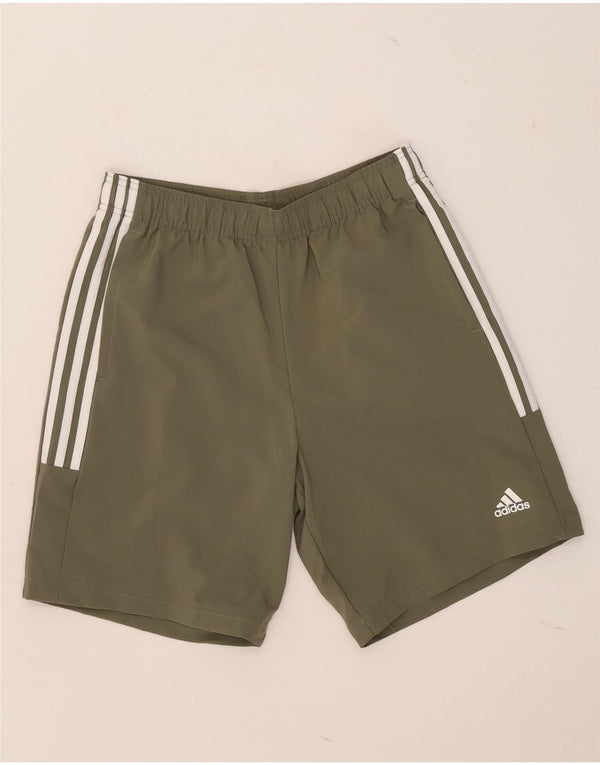 Adidas Mens Sport Shorts Medium Khaki Polyester