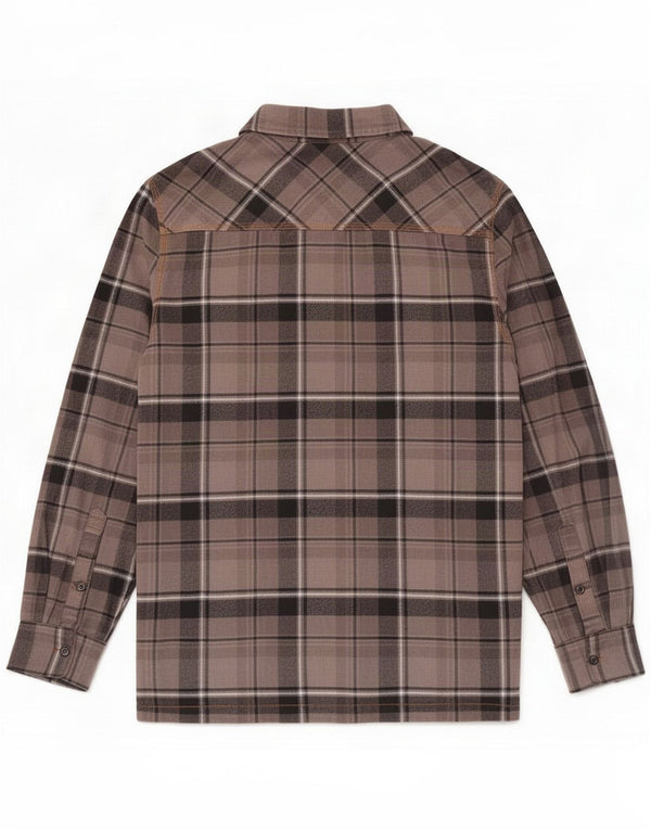 Scorpion Bay Mens Flannel Shirt XL Grey Plaid Cotton