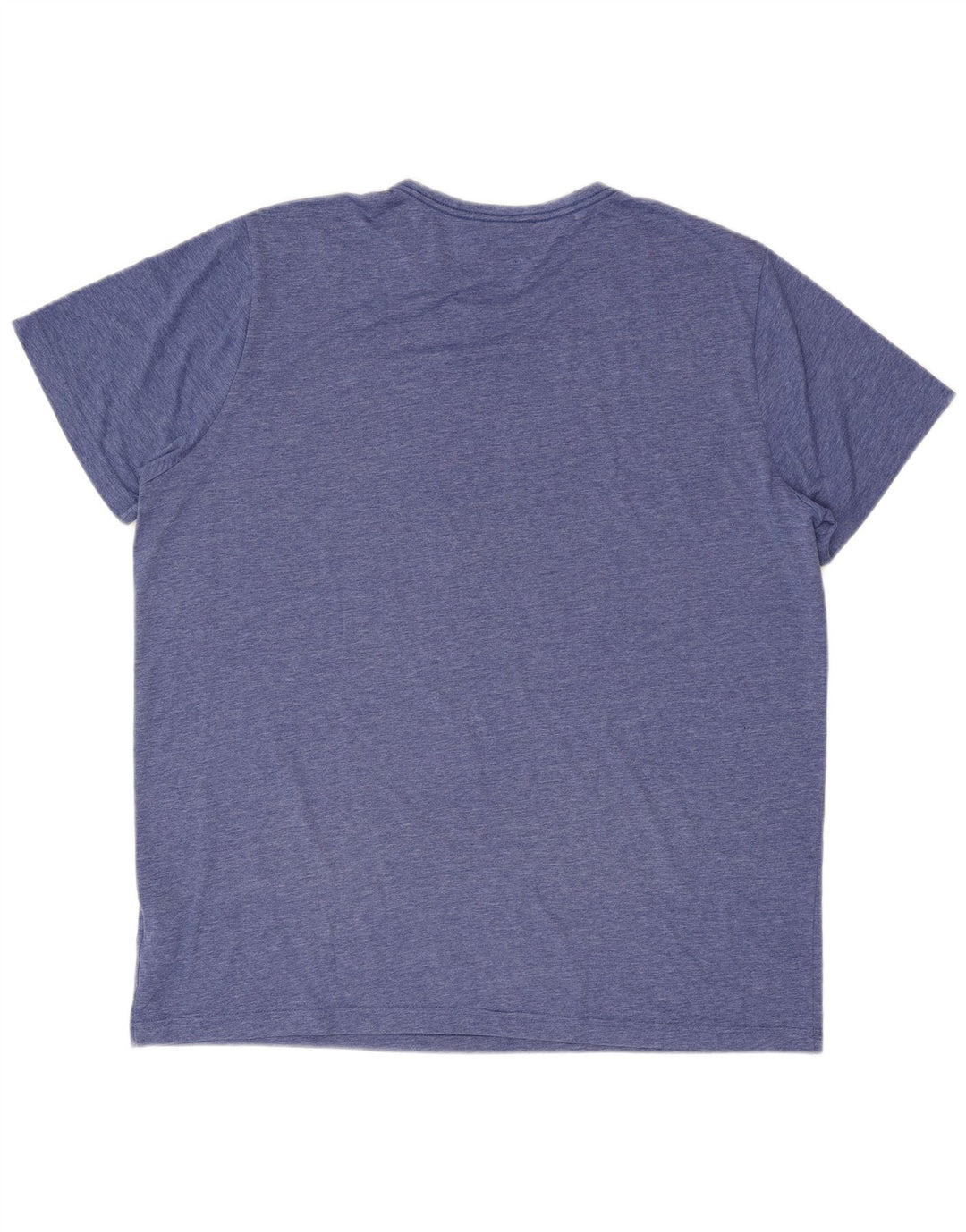 Puma Mens Graphic T-Shirt Top 2XL Blue Flecked Polyester