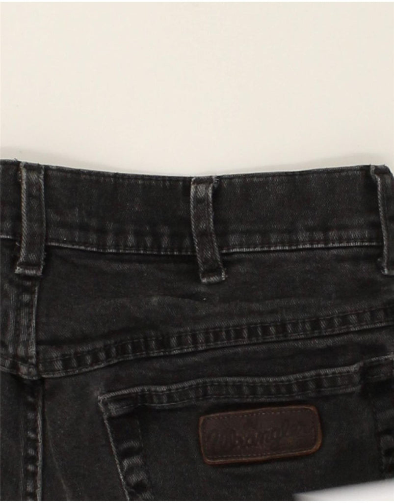 WRANGLER Mens Slim Jeans W34 L28  Black | Vintage Wrangler | Thrift | Second-Hand Wrangler | Used Clothing | Messina Hembry 