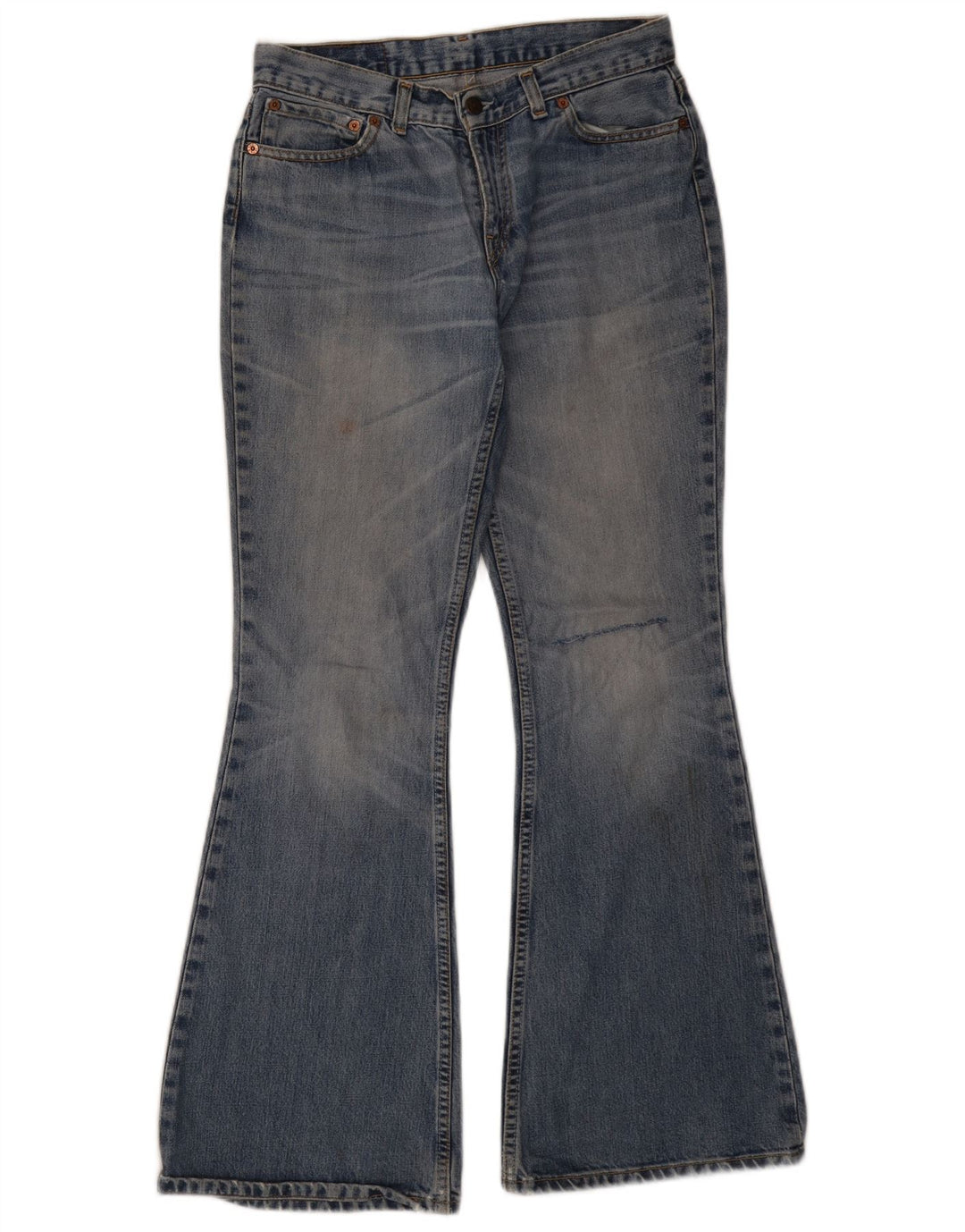 Levi's Mens 544 Bootcut Jeans W30 L34 Blue Cotton