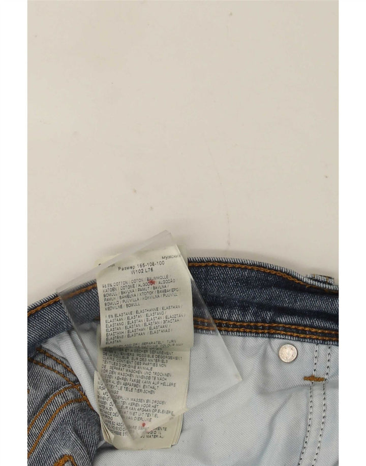 Wrangler Mens Texas Straight Jeans W40 L30 Blue Cotton