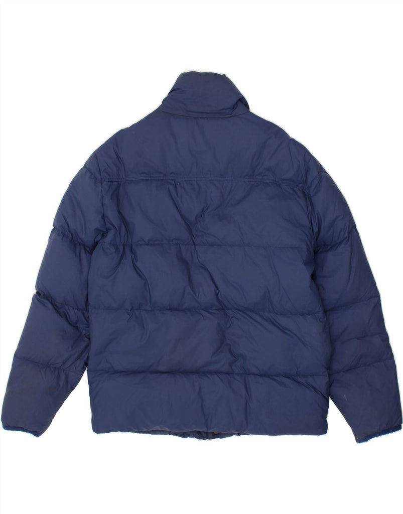 LACOSTE Mens Padded Jacket IT 54 2XL Navy Blue Polyamide | Vintage Lacoste | Thrift | Second-Hand Lacoste | Used Clothing | Messina Hembry 