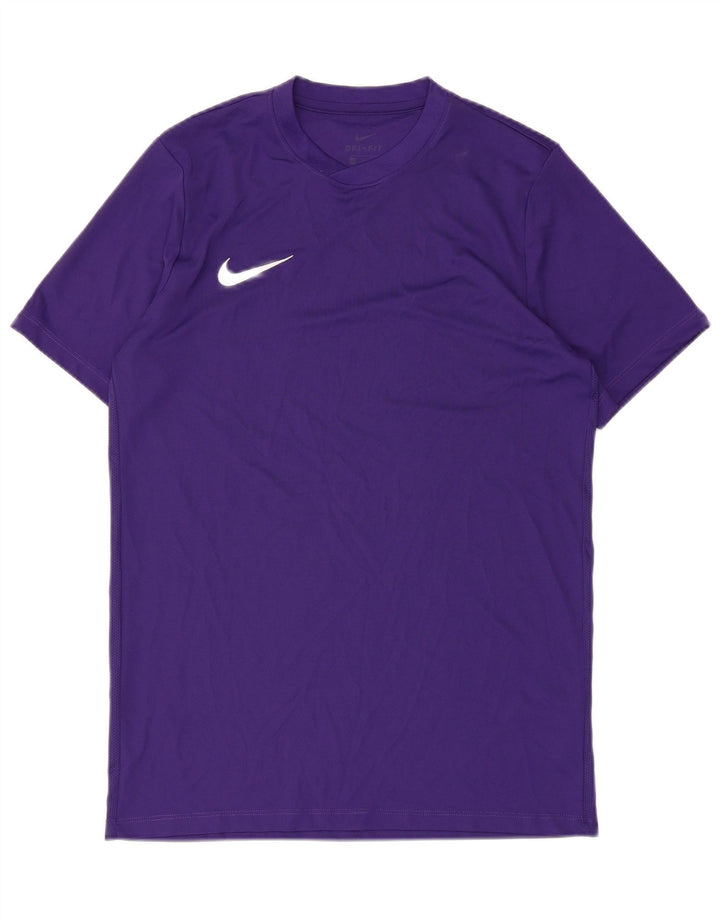 Nike Mens T-Shirt Top Medium Purple Polyester