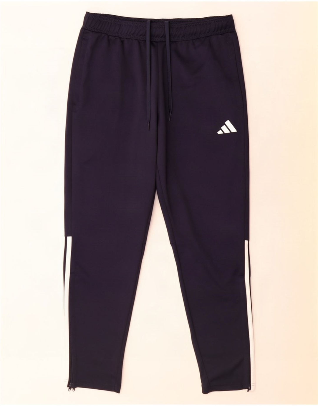 Adidas Mens Aeroready Tracksuit Trousers Large Navy Blue Polyester