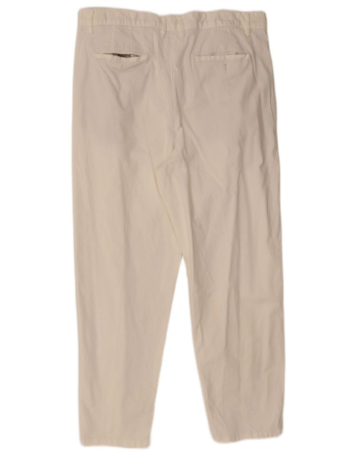Zara Mens Pegged Chino Trousers EU 44 Large W34 L26 White