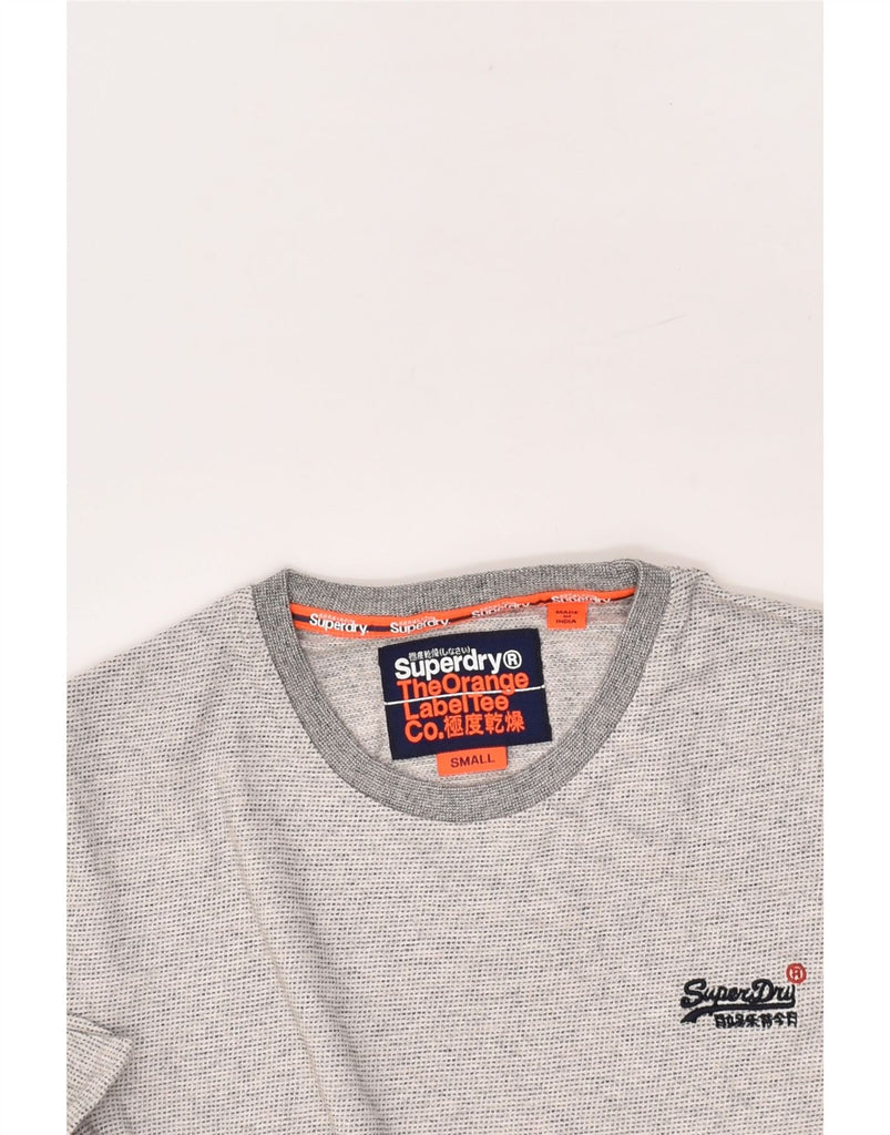 SUPERDRY Mens T-Shirt Top Small Grey Cotton | Vintage Superdry | Thrift | Second-Hand Superdry | Used Clothing | Messina Hembry 