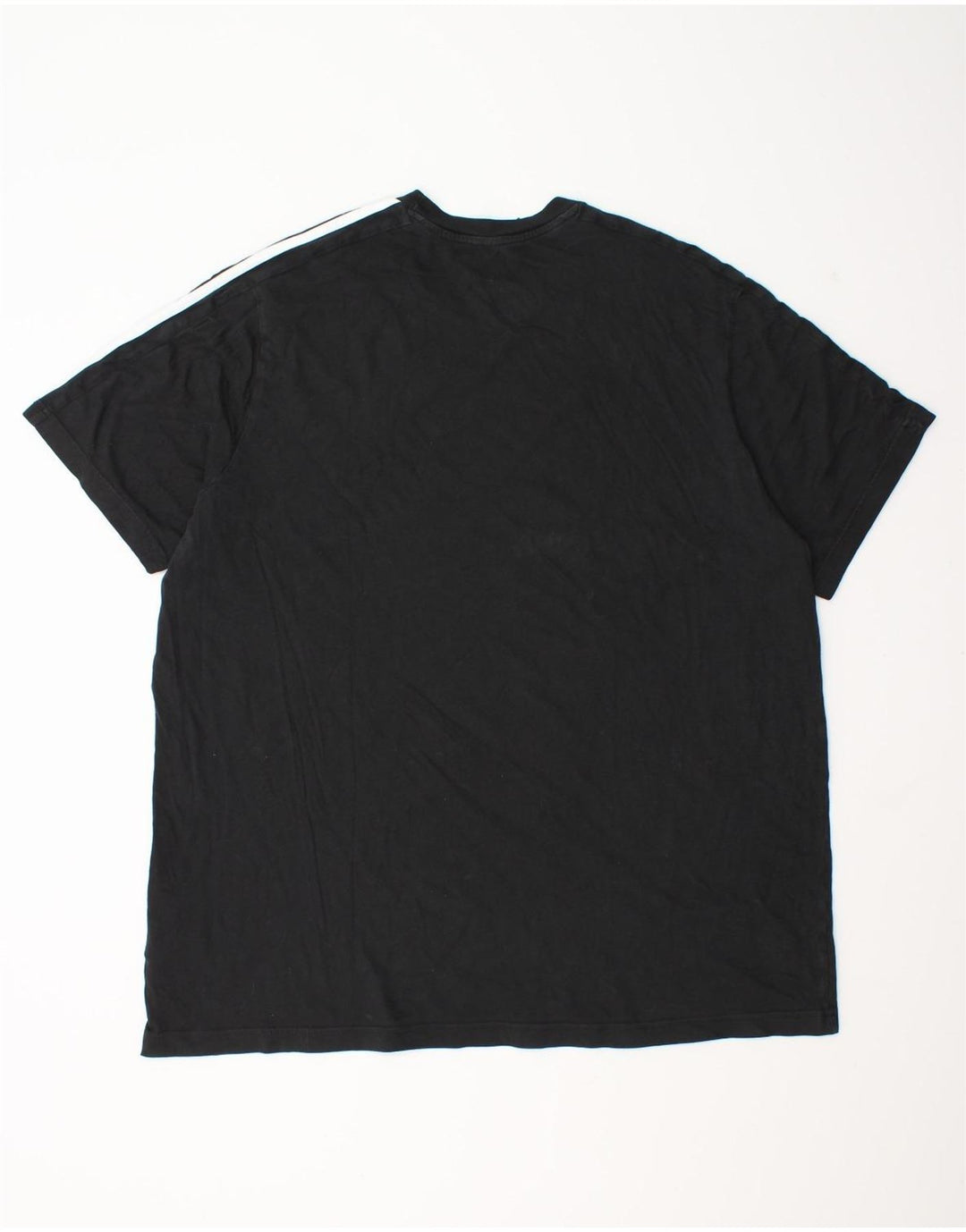 Adidas Mens T-Shirt Top 2XL Black Cotton
