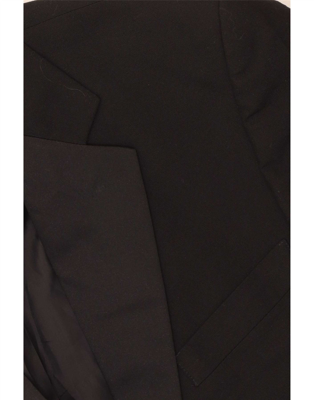 Marks & Spencer Mens 2 Button Blazer Jacket UK 38 Medium Black Polyester