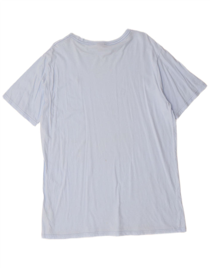 Rip Curl Mens Standard Fit T-Shirt Top 2XL Blue Cotton