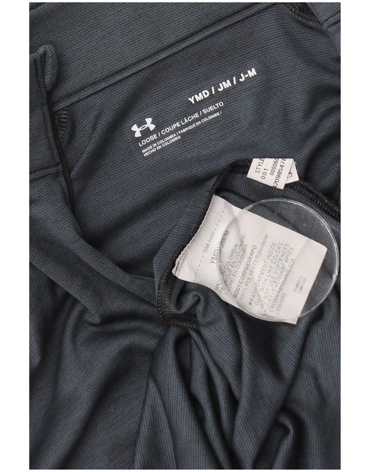 Under Armour Boys Graphic Pullover Tracksuit Top 9-10 Years Medium Grey