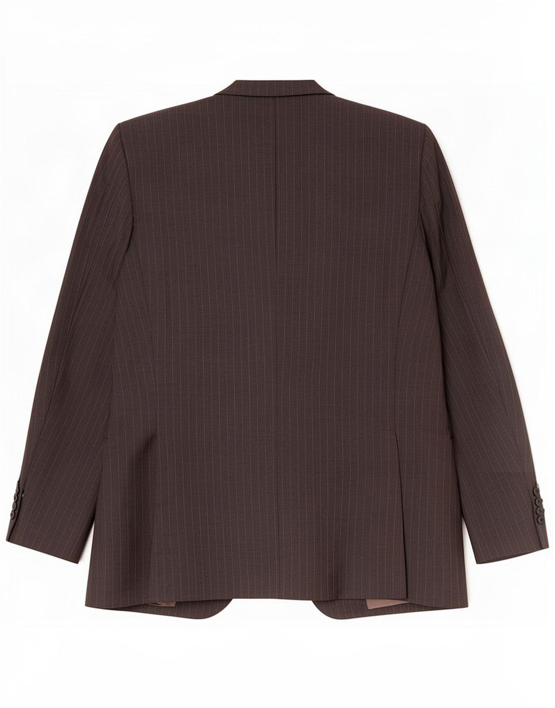 Trussardi Mens 3 Button Blazer Jacket IT 52 XL Grey Striped Virgin Wool