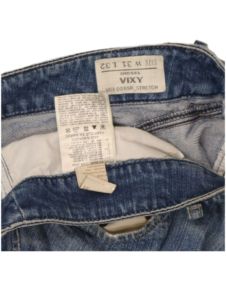 Diesel Womens Vixy Straight Jeans W31 L32 Blue Cotton