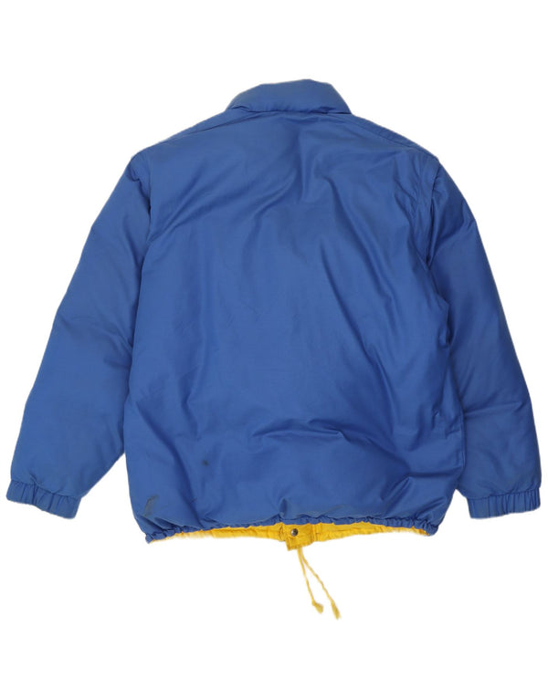 Ciesse Piumini Mens Hooded Padded Jacket UK 42 XL Blue Colourblock
