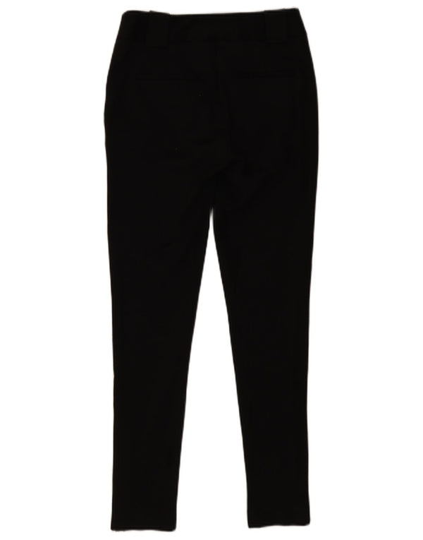 Zara Womens Skinny Chino Trousers EU 36 XS W26 L28 Black Polyester