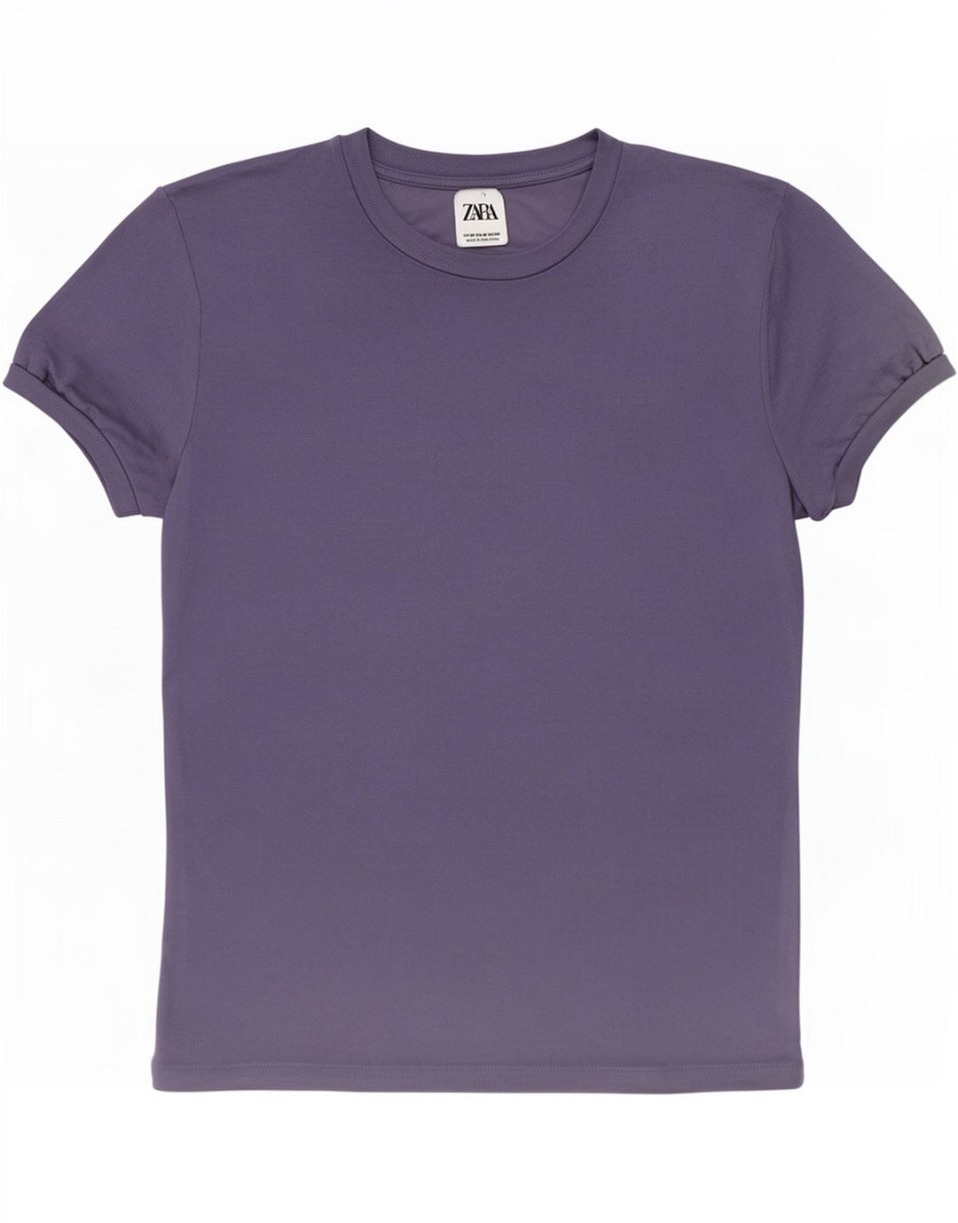 Zara Mens T-Shirt Top Medium Blue Viscose