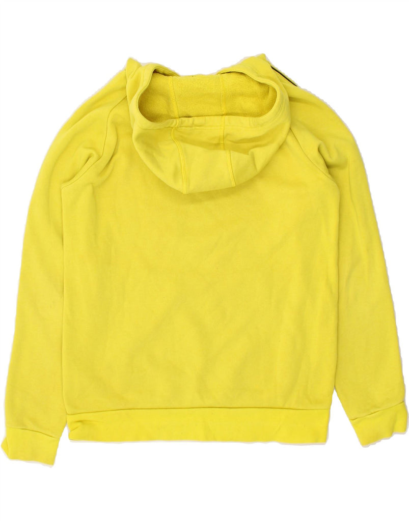 ADIDAS Boys Graphic Hoodie Jumper 13-14 Years Yellow Cotton | Vintage Adidas | Thrift | Second-Hand Adidas | Used Clothing | Messina Hembry 