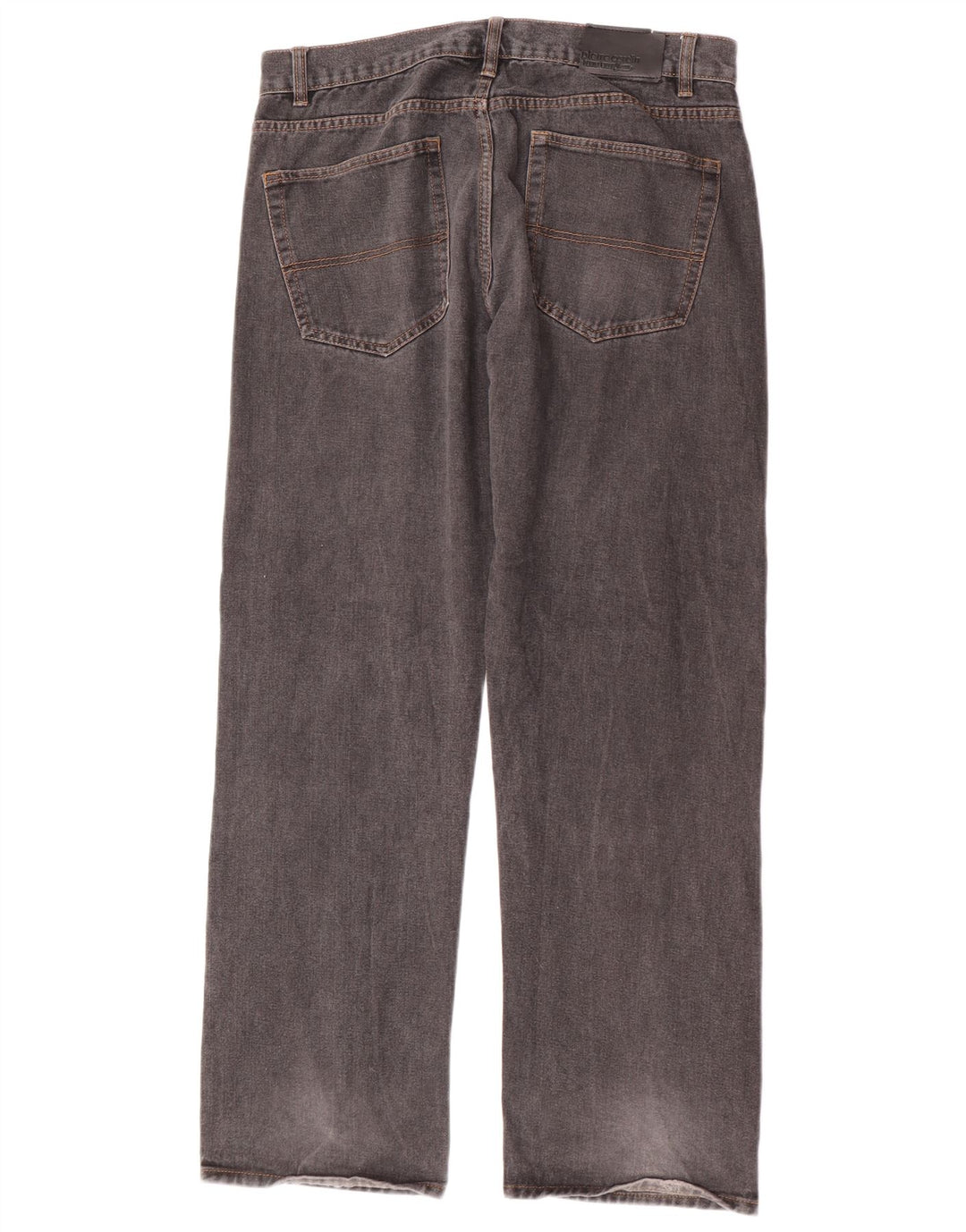 Pierre Cardin Mens Straight Jeans W36 L30 Grey Cotton