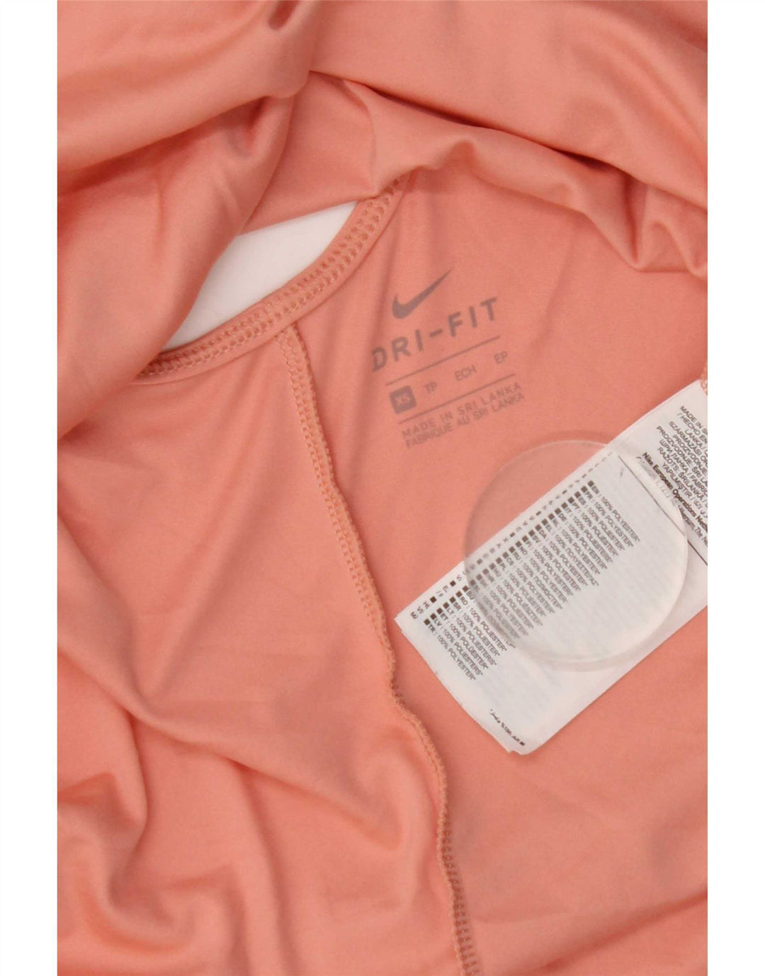 Nike Womens Dri Fit Vest Top UK 4 XS Pink Polyester