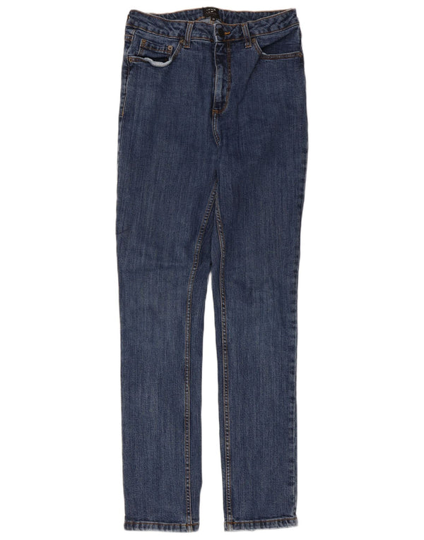 John Lewis Womens Slim Jeans UK 10 Small W28 L29 Blue Cotton
