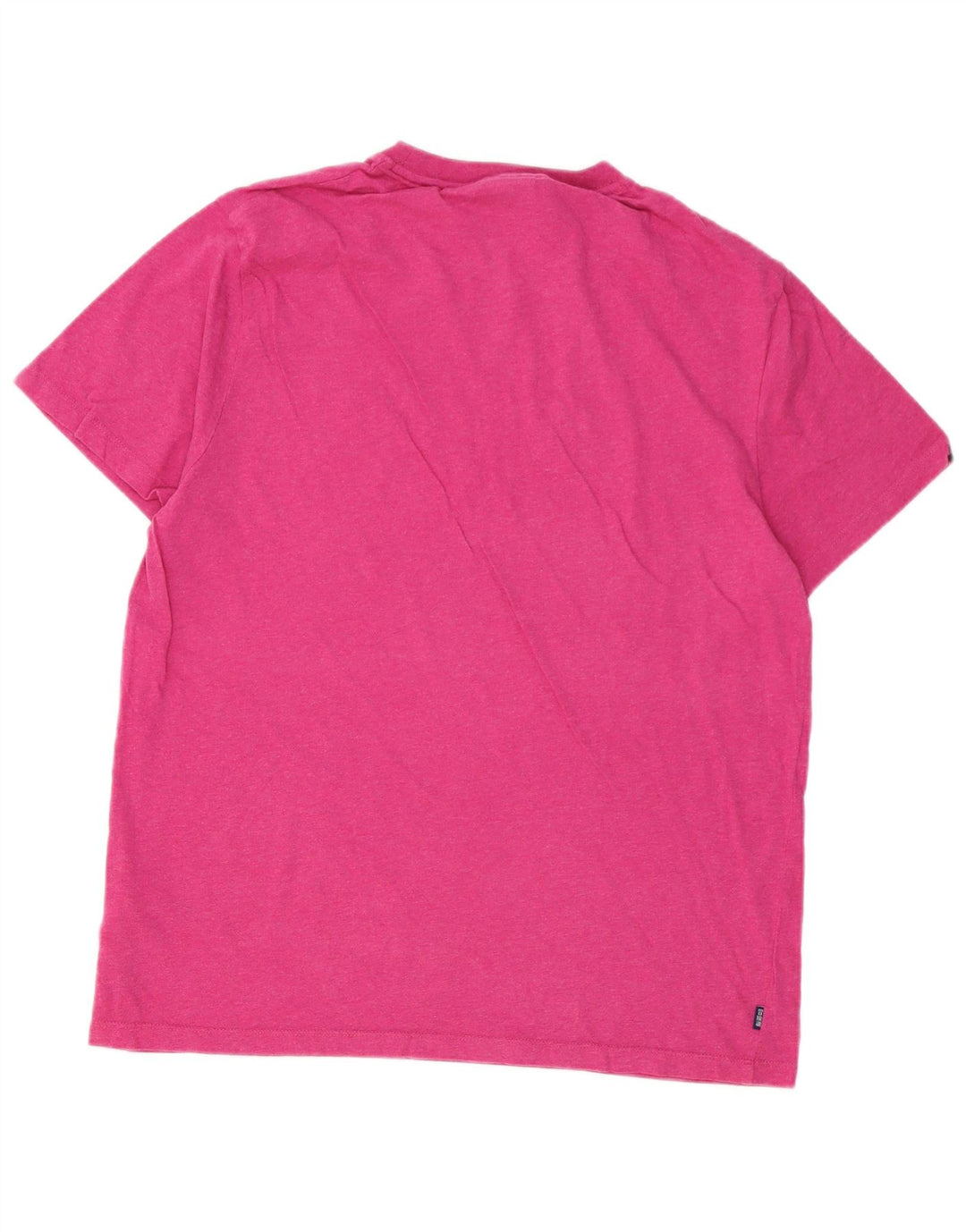 SUPERDRY Mens T-Shirt Top 2XL Pink Cotton
